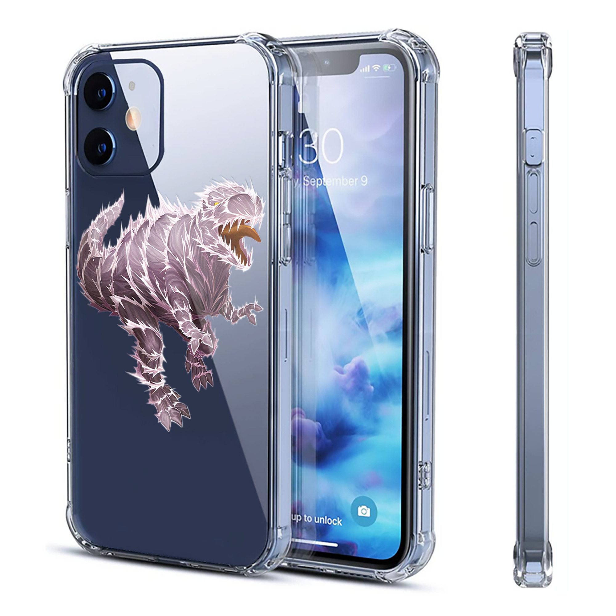 （画像用） 遊☆戯☆王 Yu-Gi-Oh! 【iPhone 12シリーズ対応】透明スマホケース（クリアソフトケース）